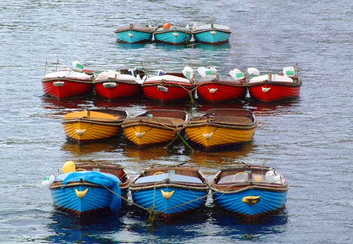 Boats on Looe River